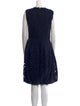 CH Carolina Herrera Crew Neck Knee-Length Dress