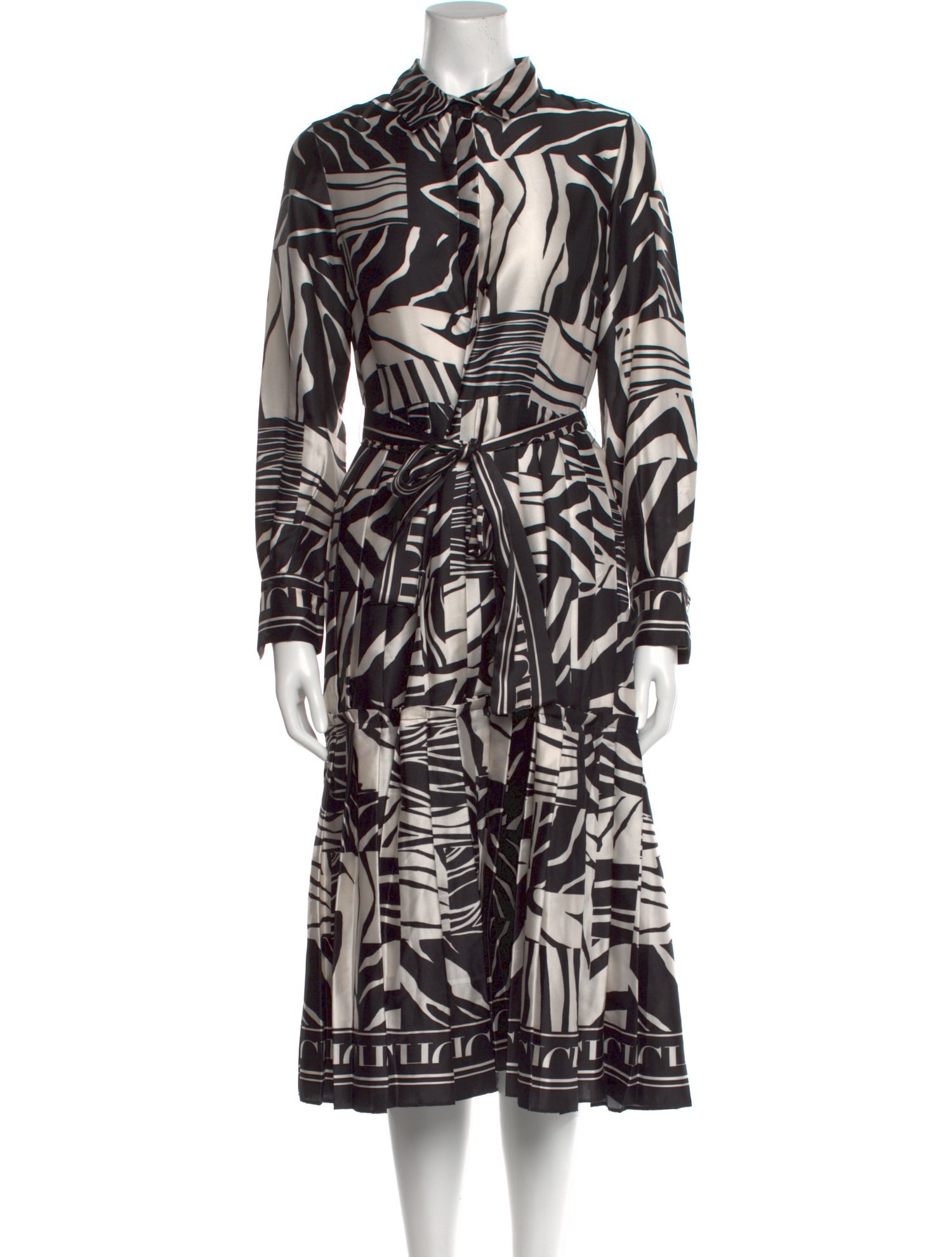 CH Carolina Herrera Printed Midi Length Dress