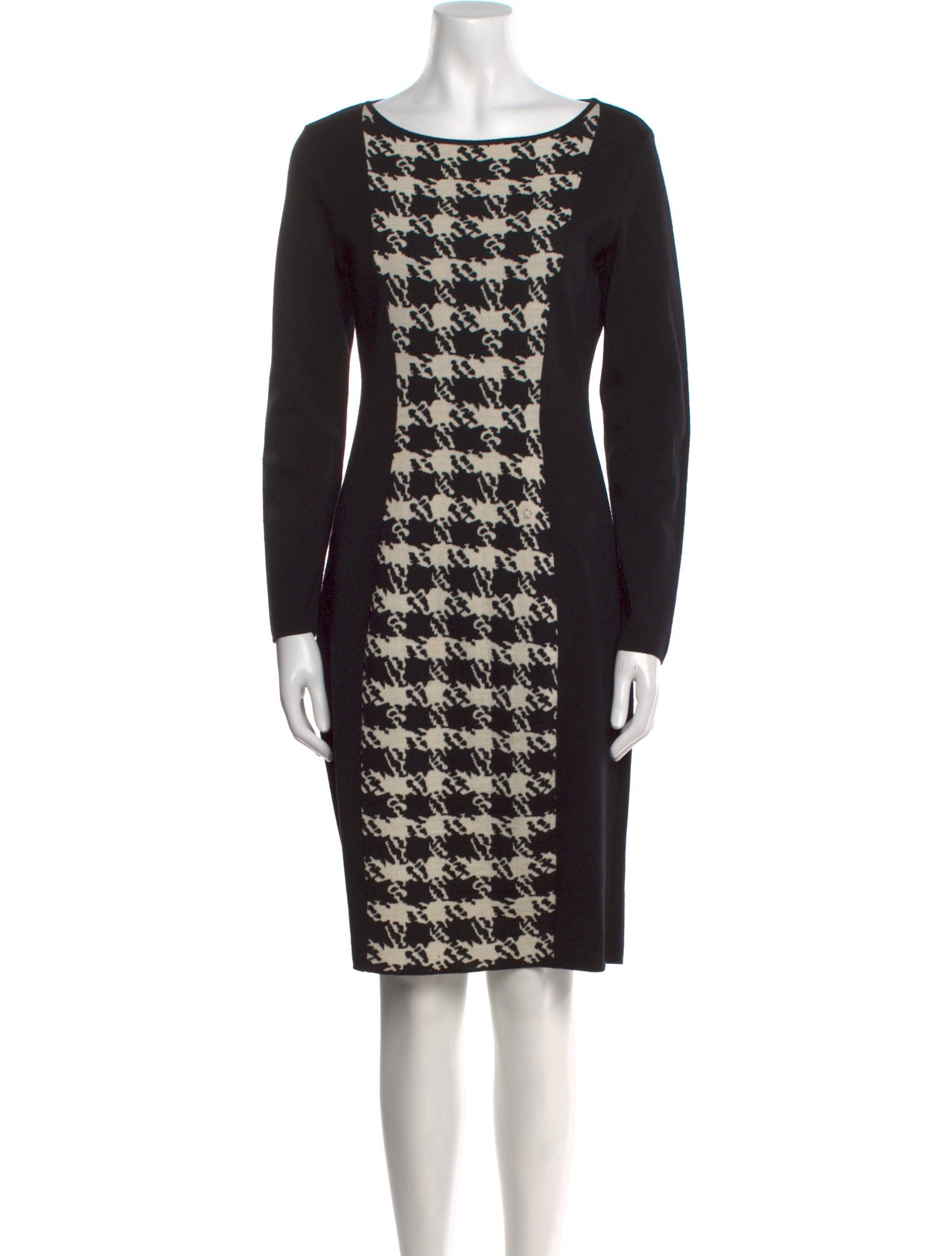 CH Carolina Herrera Printed Knee-Length Dress