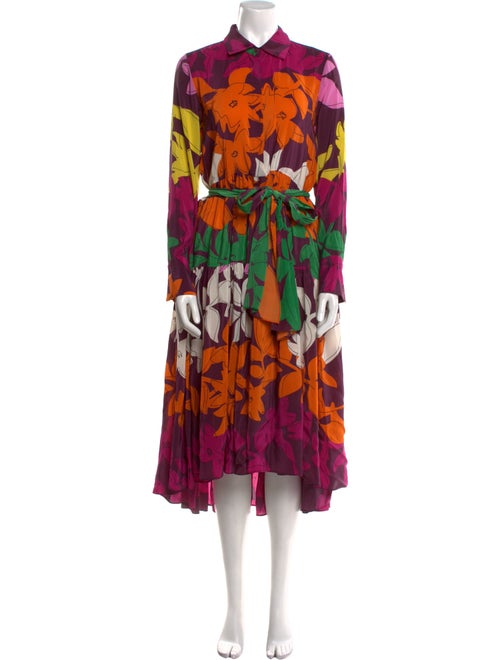 CH Carolina Herrera Printed Long Dress