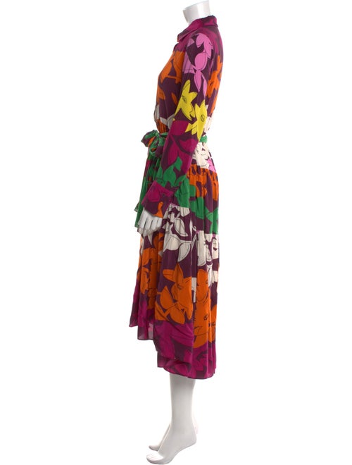CH Carolina Herrera Printed Long Dress