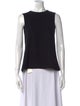 CH Carolina Herrera Bateau Neckline Sleeveless Top