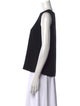 CH Carolina Herrera Bateau Neckline Sleeveless Top