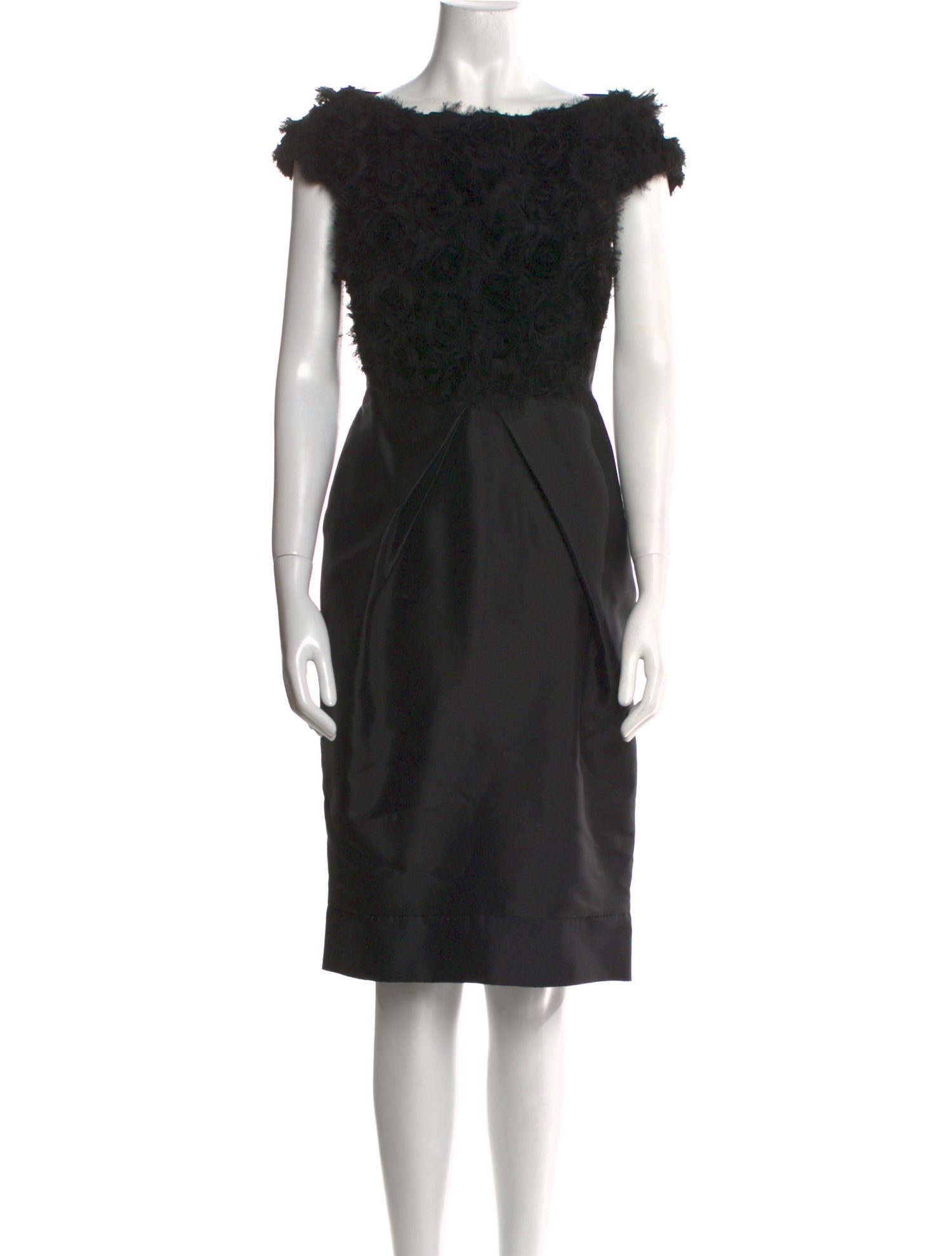 CH Carolina Herrera Silk Knee-Length Dress