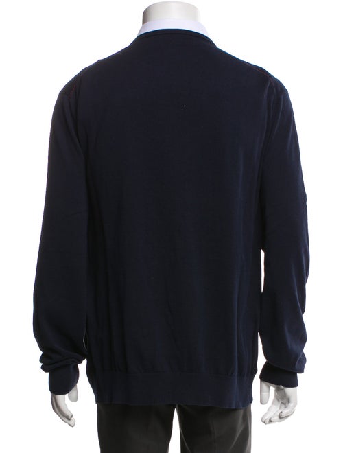 CH Carolina Herrera V-Neck Long Sleeve Pullover