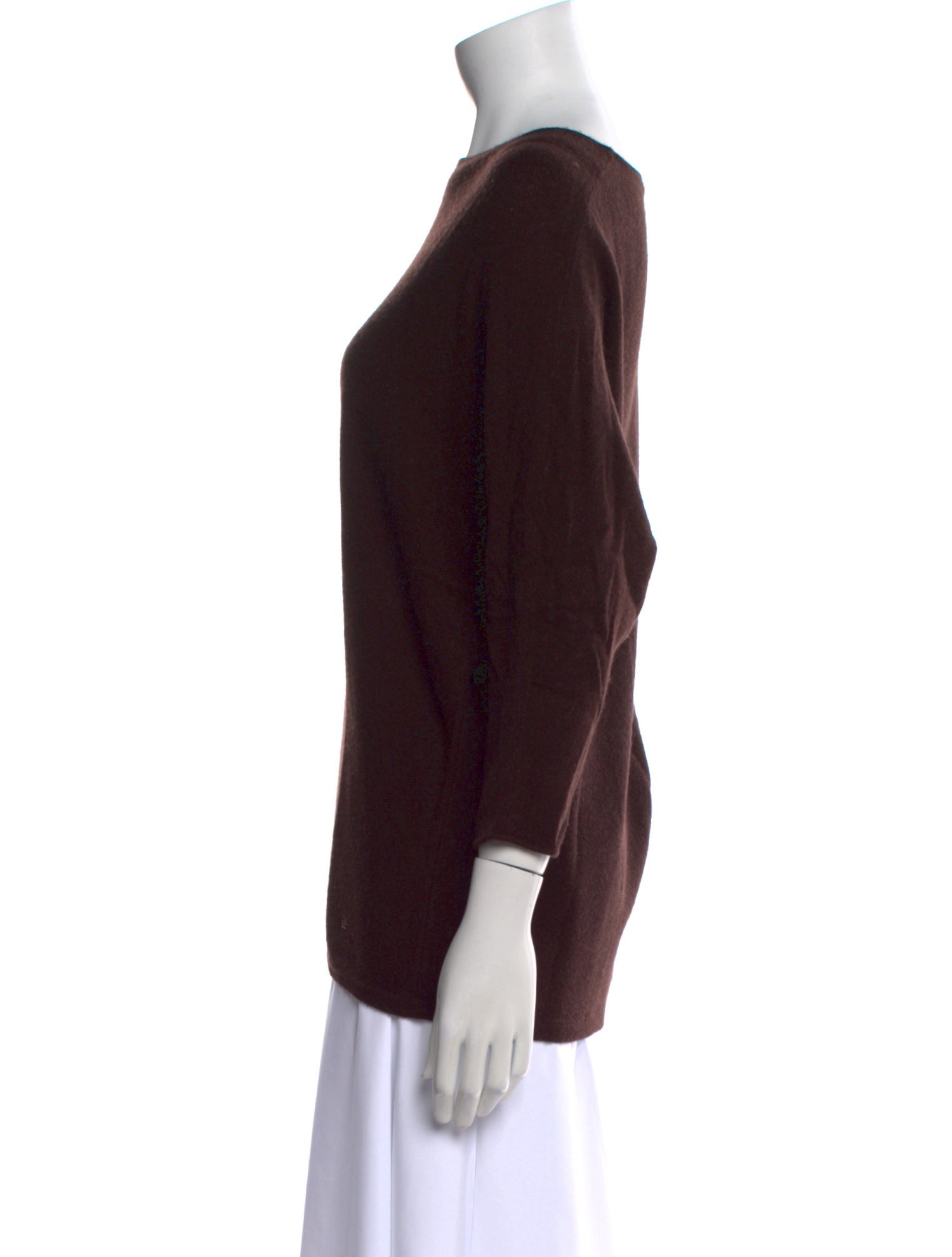 CH Carolina Herrera Virgin Wool Bateau Neckline Sweater