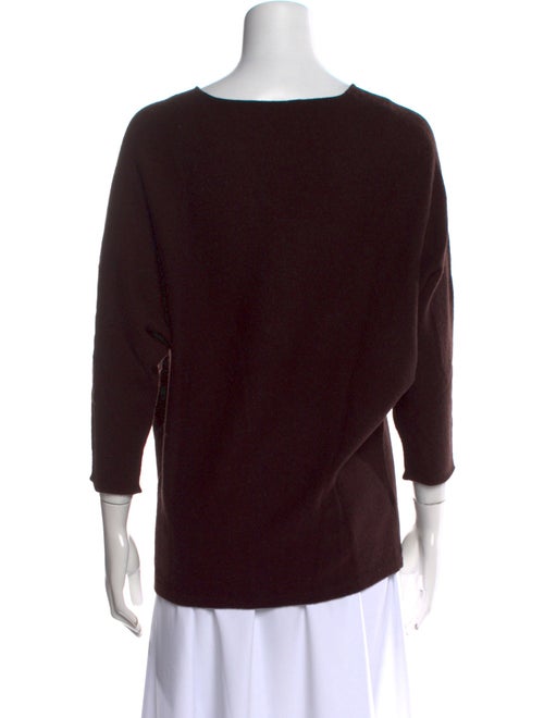 CH Carolina Herrera Virgin Wool Bateau Neckline Sweater