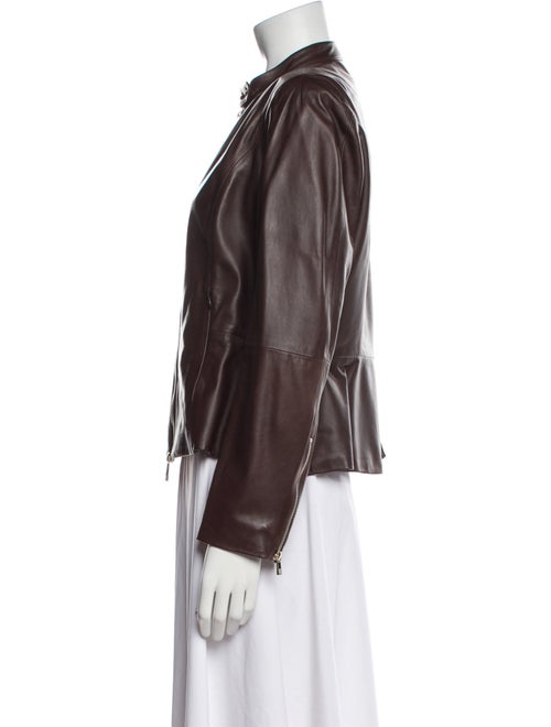 CH Carolina Herrera Lambskin Biker Jacket