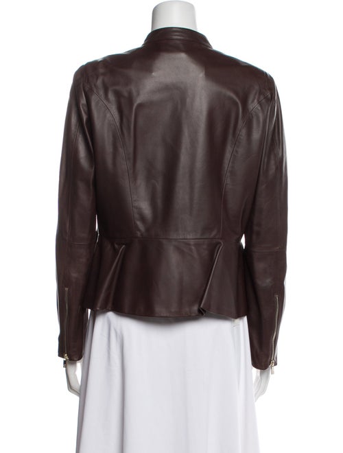CH Carolina Herrera Lambskin Biker Jacket