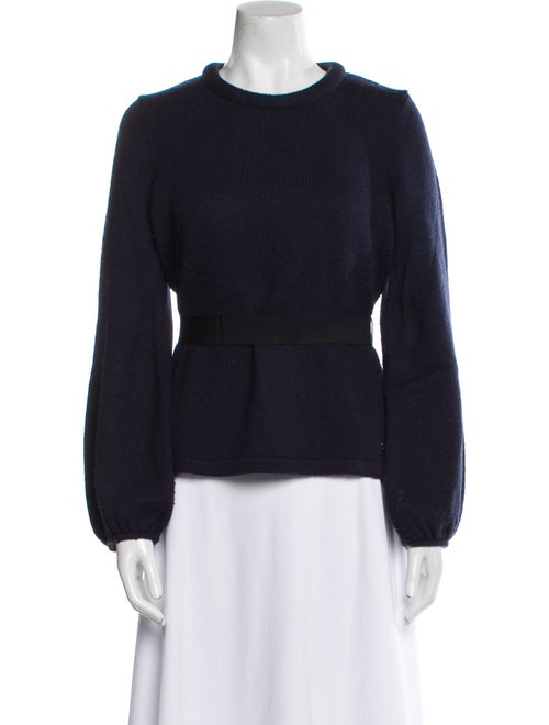 CH Carolina Herrera Wool Crew Neck Sweater