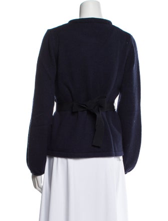 CH Carolina Herrera Wool Crew Neck Sweater