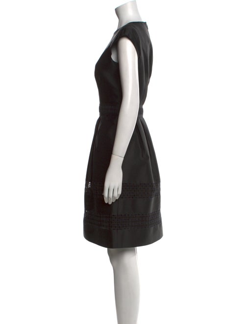CH Carolina Herrera Scoop Neck Knee-Length Dress