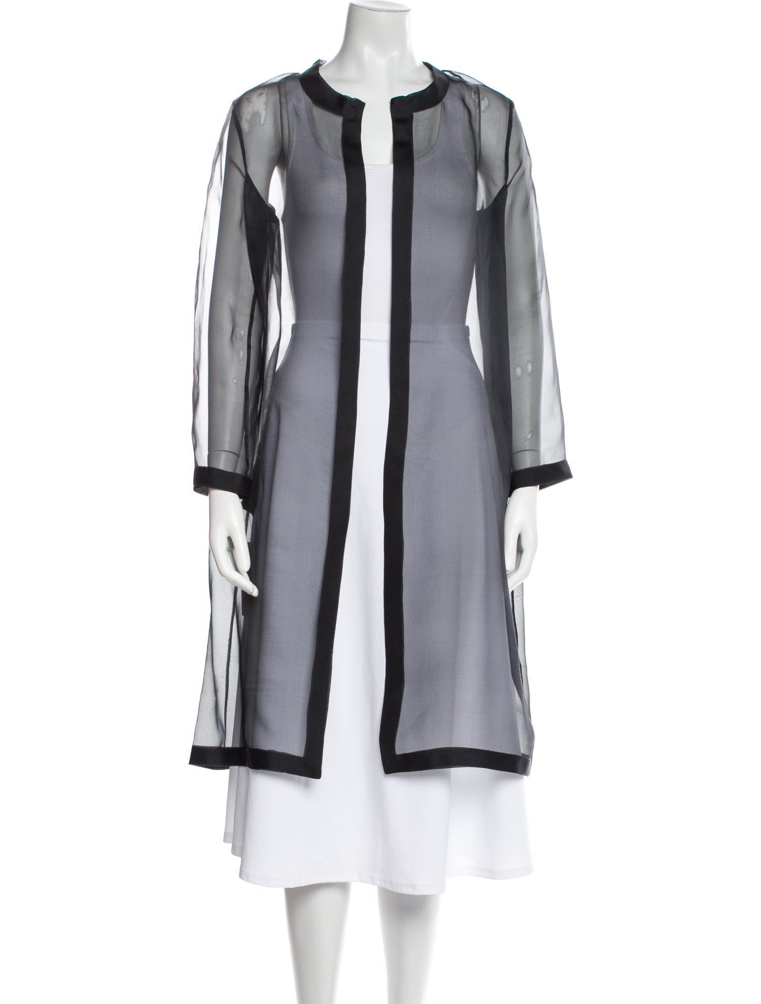 CH Carolina Herrera Silk Coat
