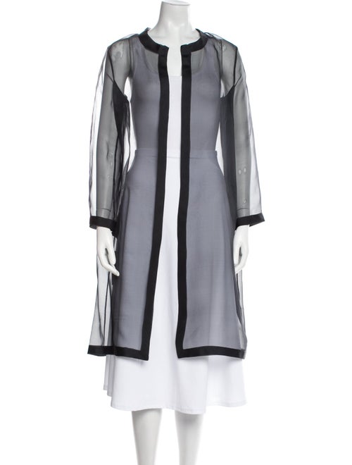 CH Carolina Herrera Silk Coat
