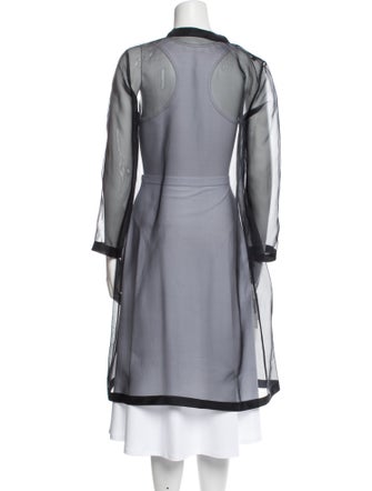 CH Carolina Herrera Silk Coat