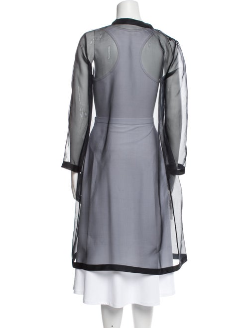 CH Carolina Herrera Silk Coat