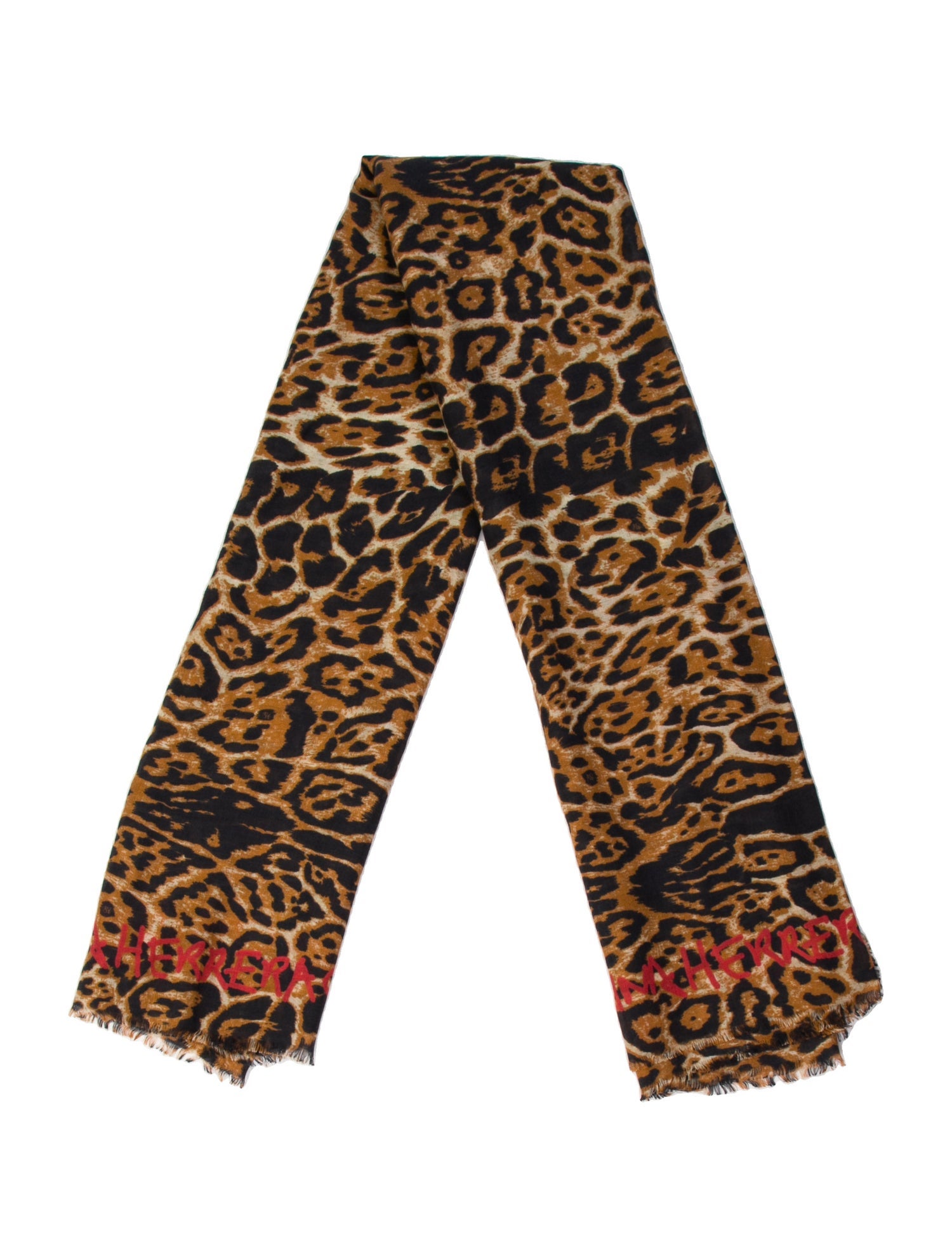 CH Carolina Herrera Animal Print Scarf