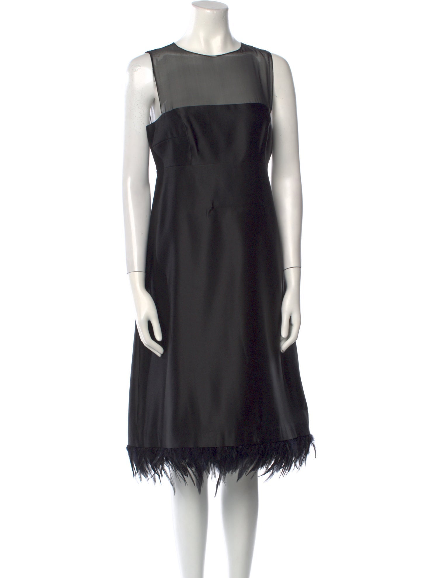 CH Carolina Herrera Silk Knee-Length Dress