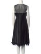 CH Carolina Herrera Silk Knee-Length Dress