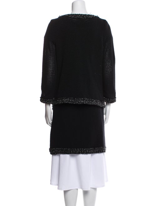 CH Carolina Herrera Crochet Raw-Edge Trim Short Set