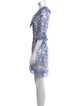 CH Carolina Herrera Printed Mini Dress
