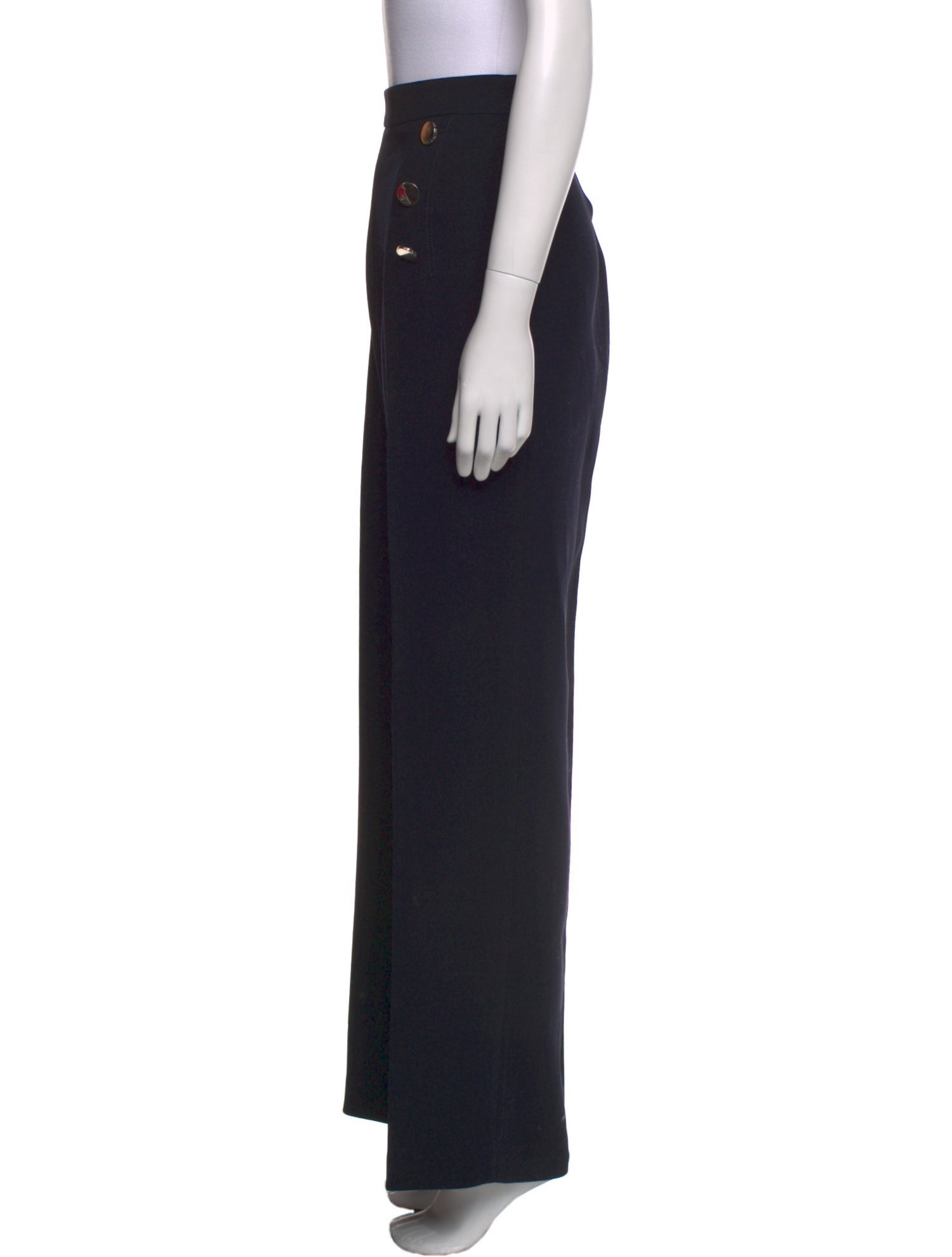 CH Carolina Herrera Wool Wide Leg Pants