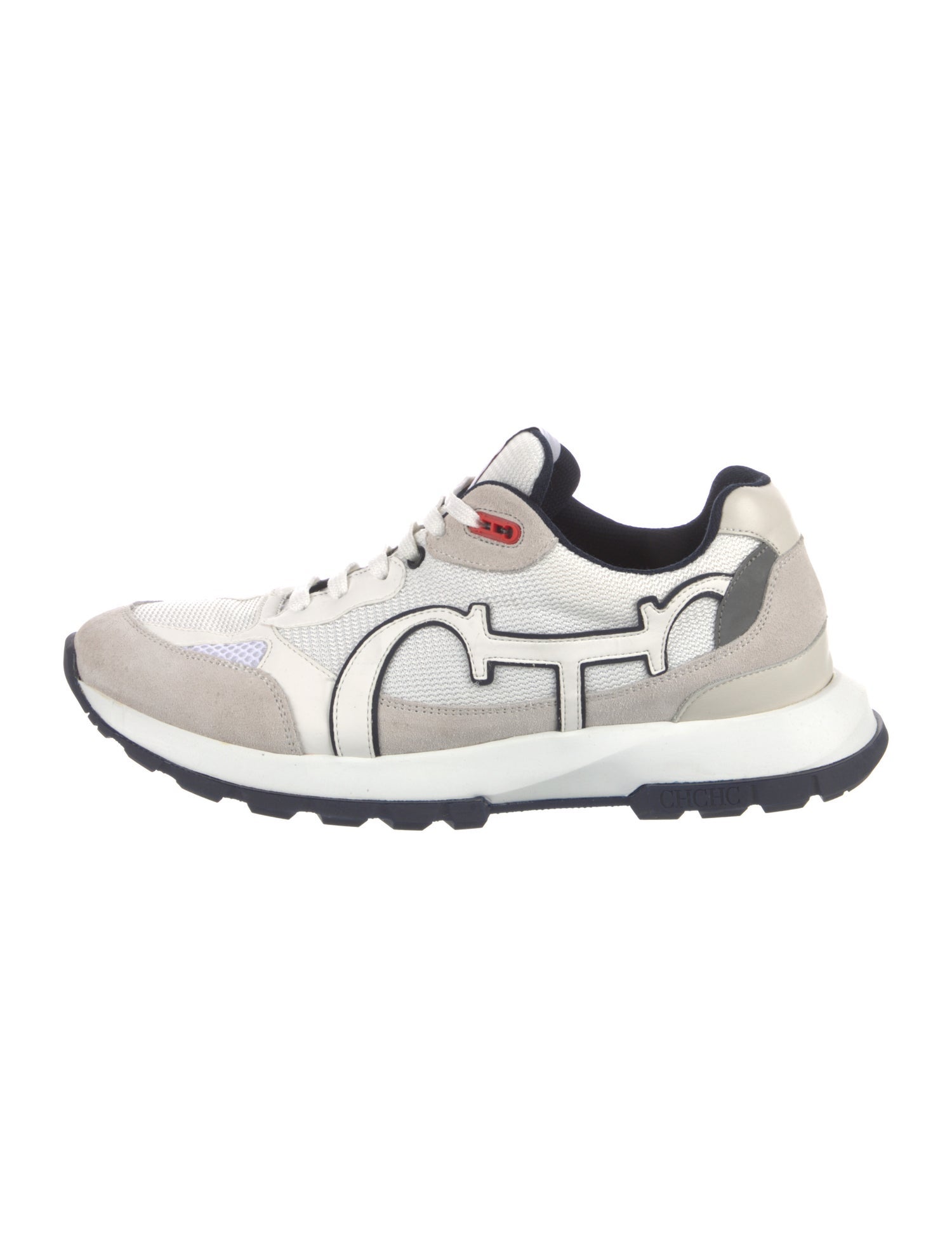 CH Carolina Herrera Leather Printed Athletic Sneakers