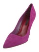 CH Carolina Herrera Suede Pumps