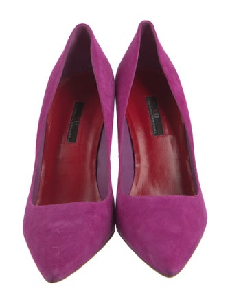CH Carolina Herrera Suede Pumps