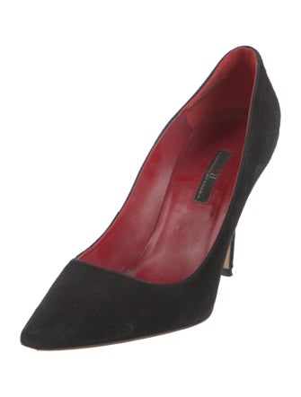 CH Carolina Herrera Suede Pumps