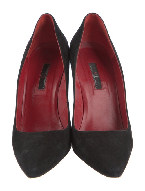 CH Carolina Herrera Suede Pumps