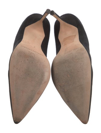CH Carolina Herrera Suede Pumps