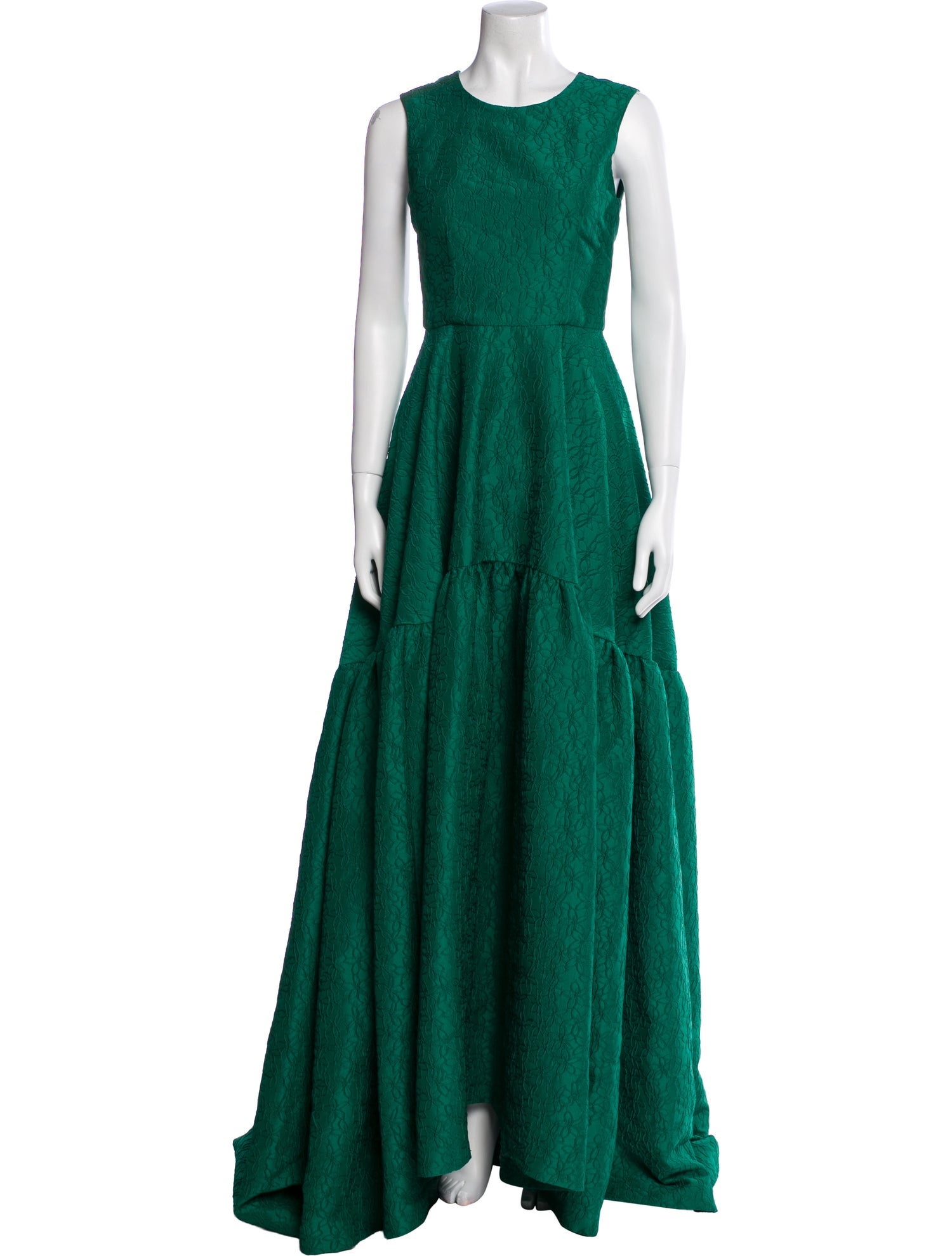 CH Carolina Herrera Crew Neck Long Dress