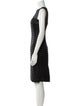 CH Carolina Herrera Crew Neck Mini Dress