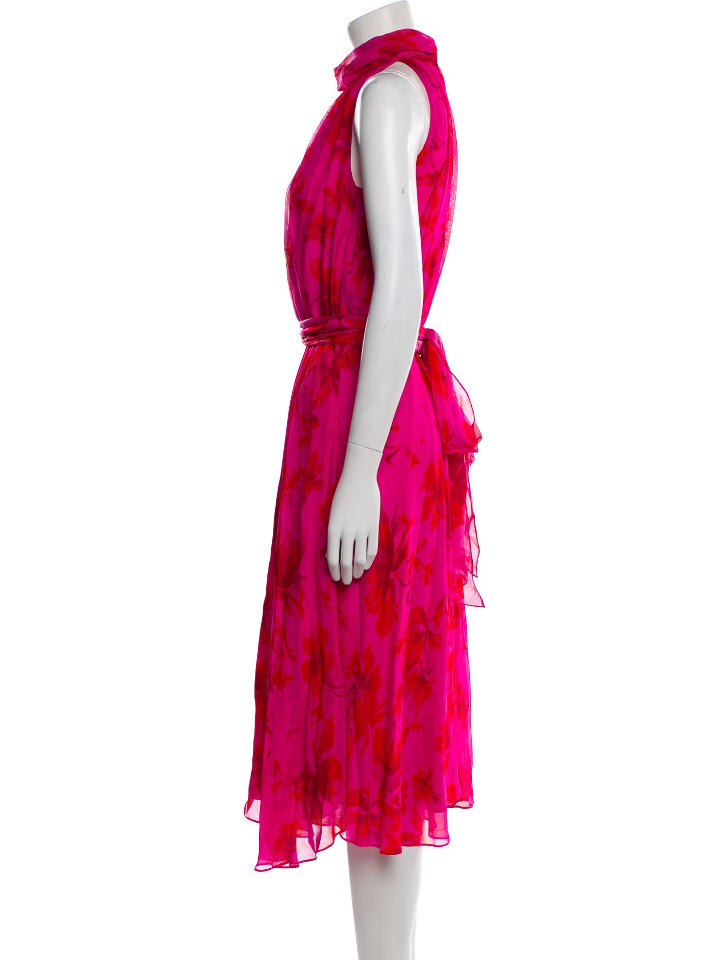 CH Carolina Herrera Silk Long Dress