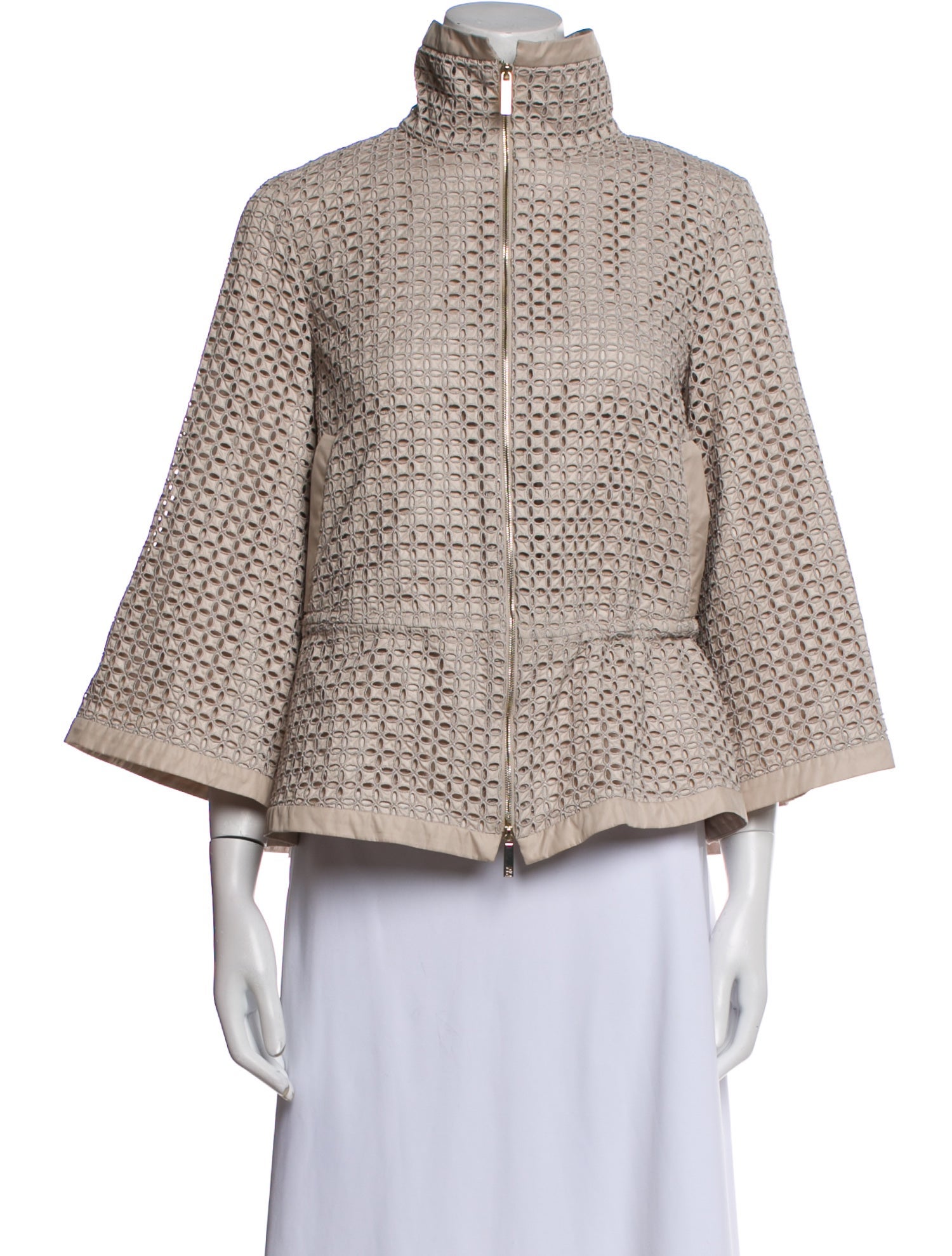 CH Carolina Herrera Tweed Pattern Jacket