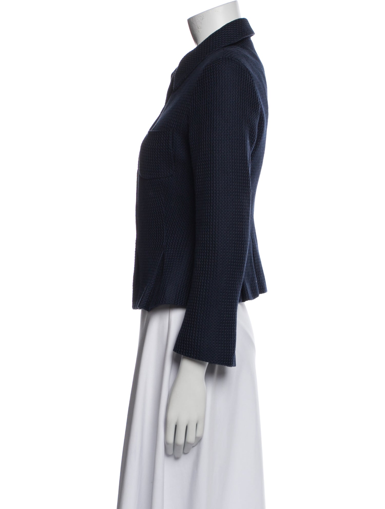 CH Carolina Herrera Plaid Print Jacket