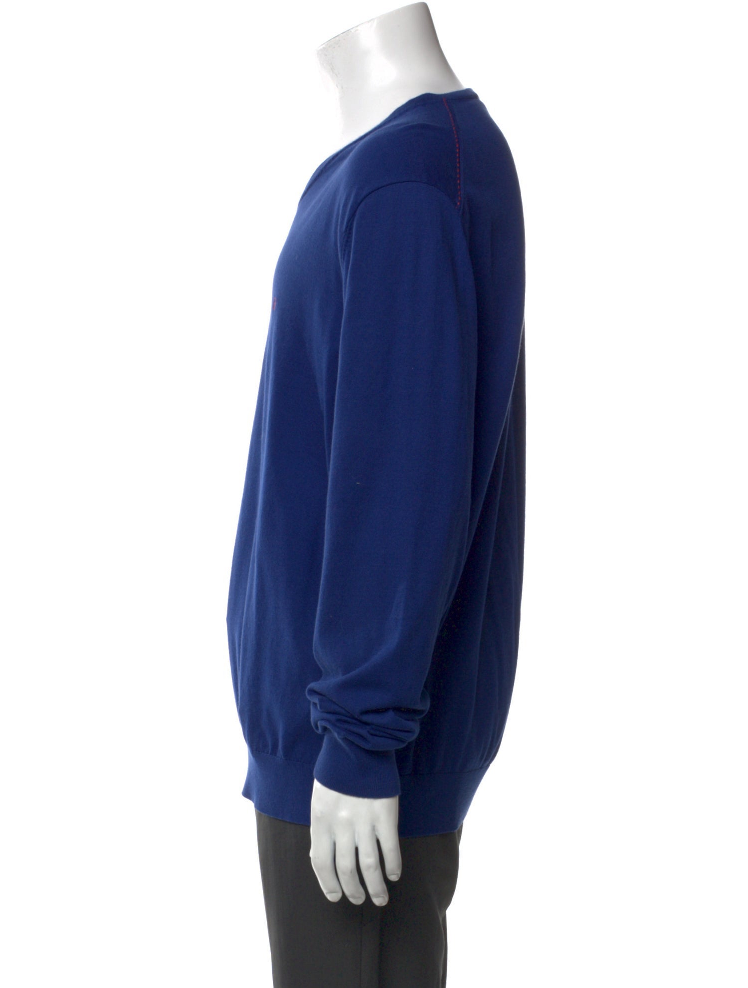 CH Carolina Herrera V-Neck Long Sleeve Sweatshirt