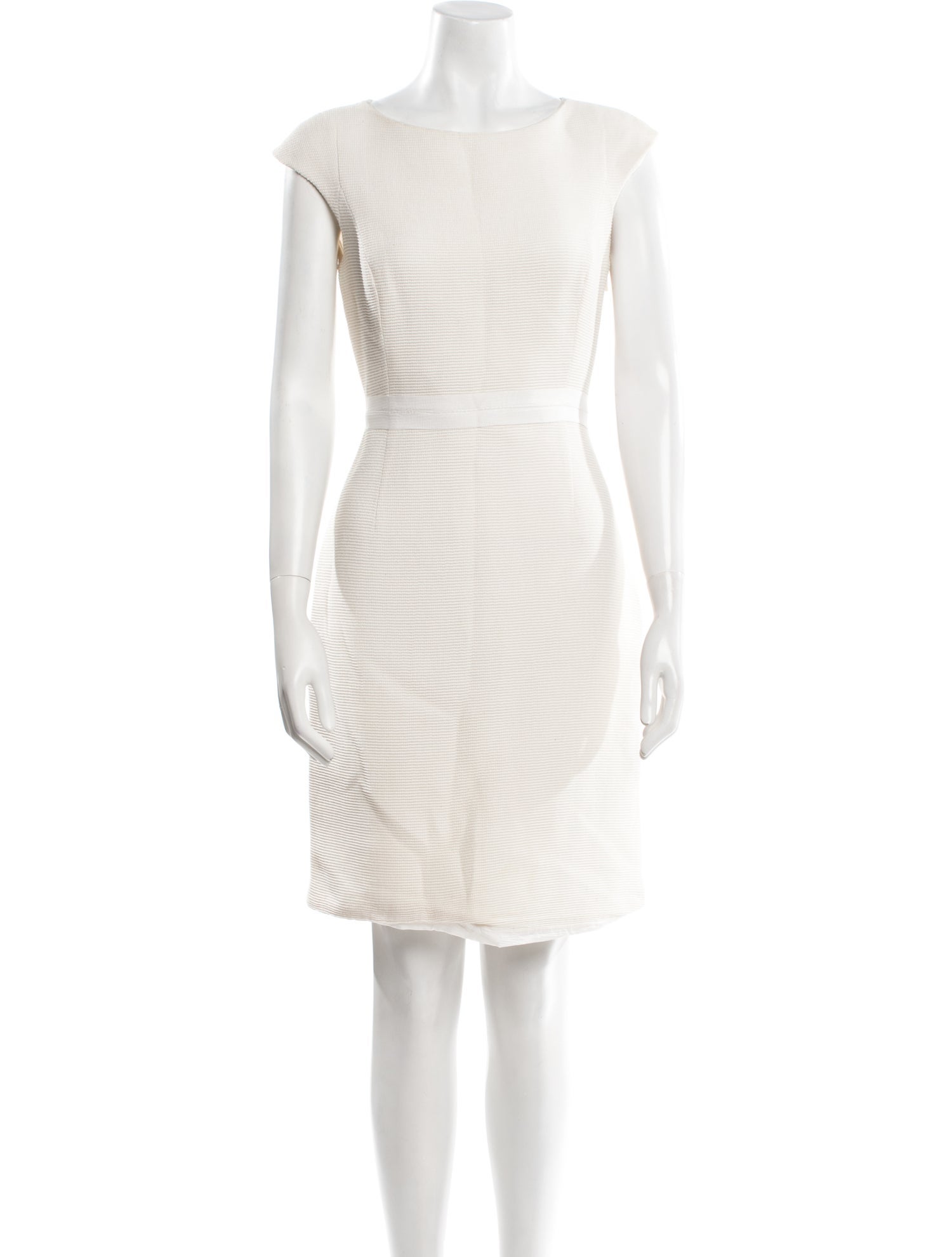 CH Carolina Herrera Striped Knee-Length Dress