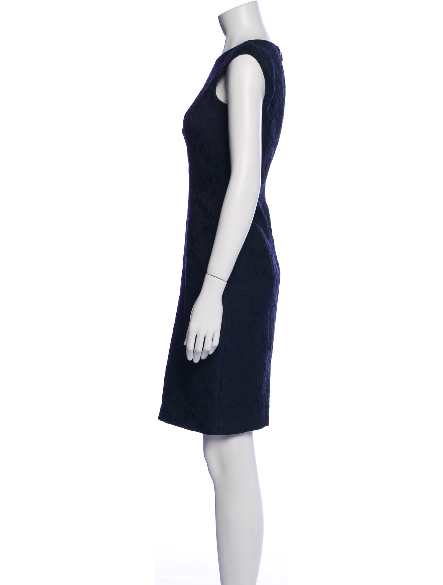 CH Carolina Herrera Crew Neck Knee-Length Dress