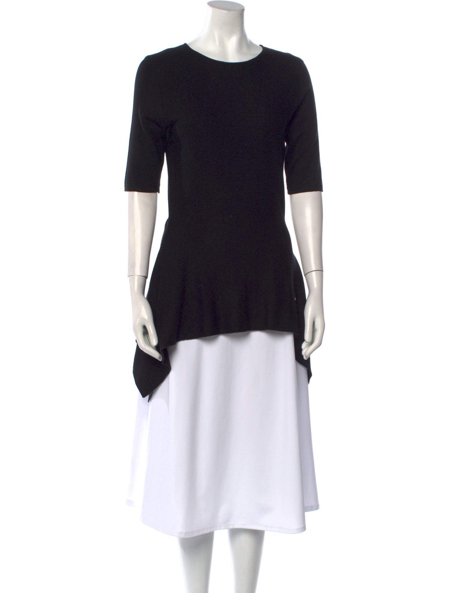 CH Carolina Herrera Virgin Wool Scoop Neck Sweater