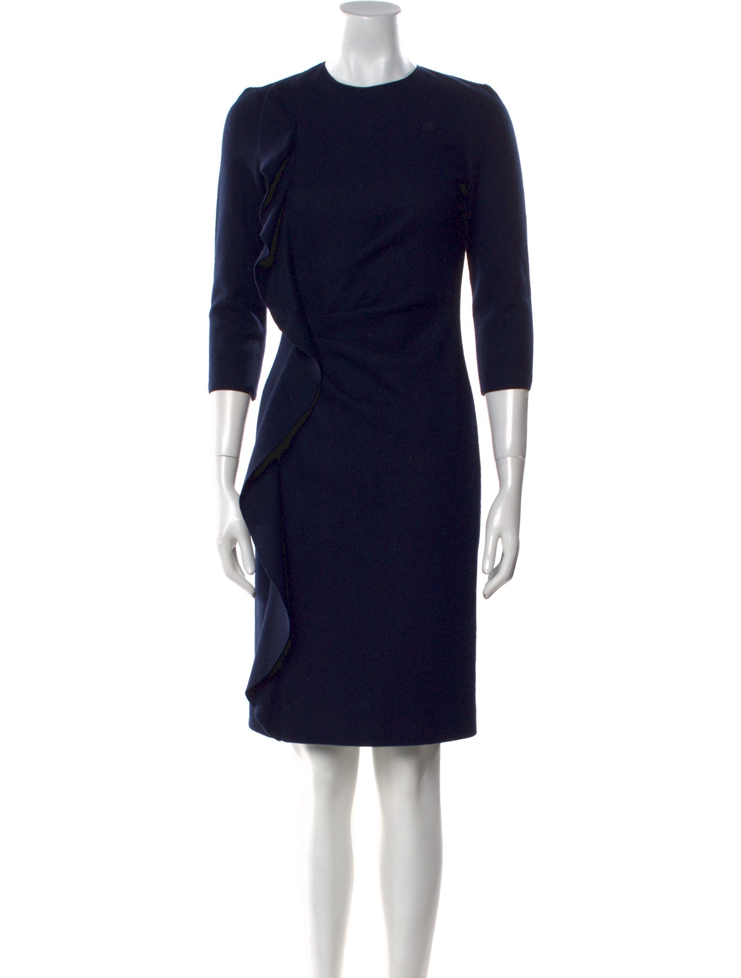 CH Carolina Herrera Crew Neck Knee-Length Dress