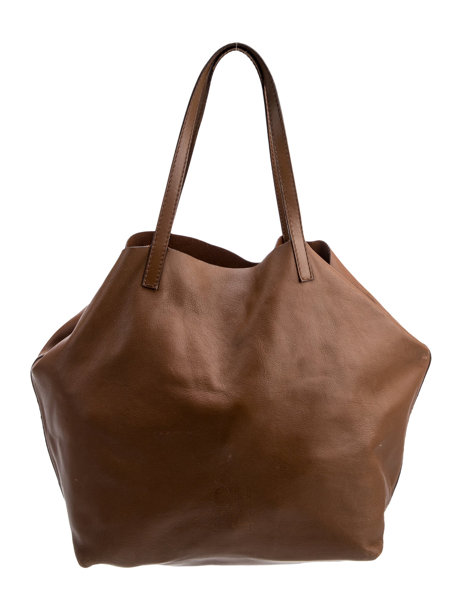 CH Carolina Herrera Leather Shoulder Bag