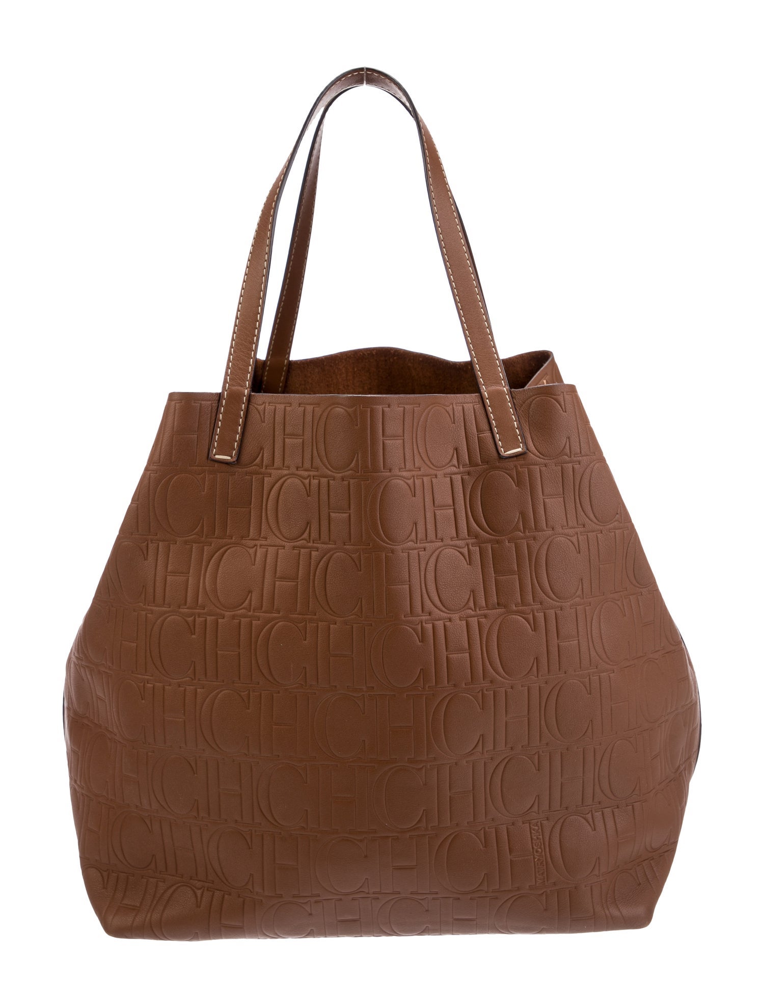 CH Carolina Herrera Leather Tote