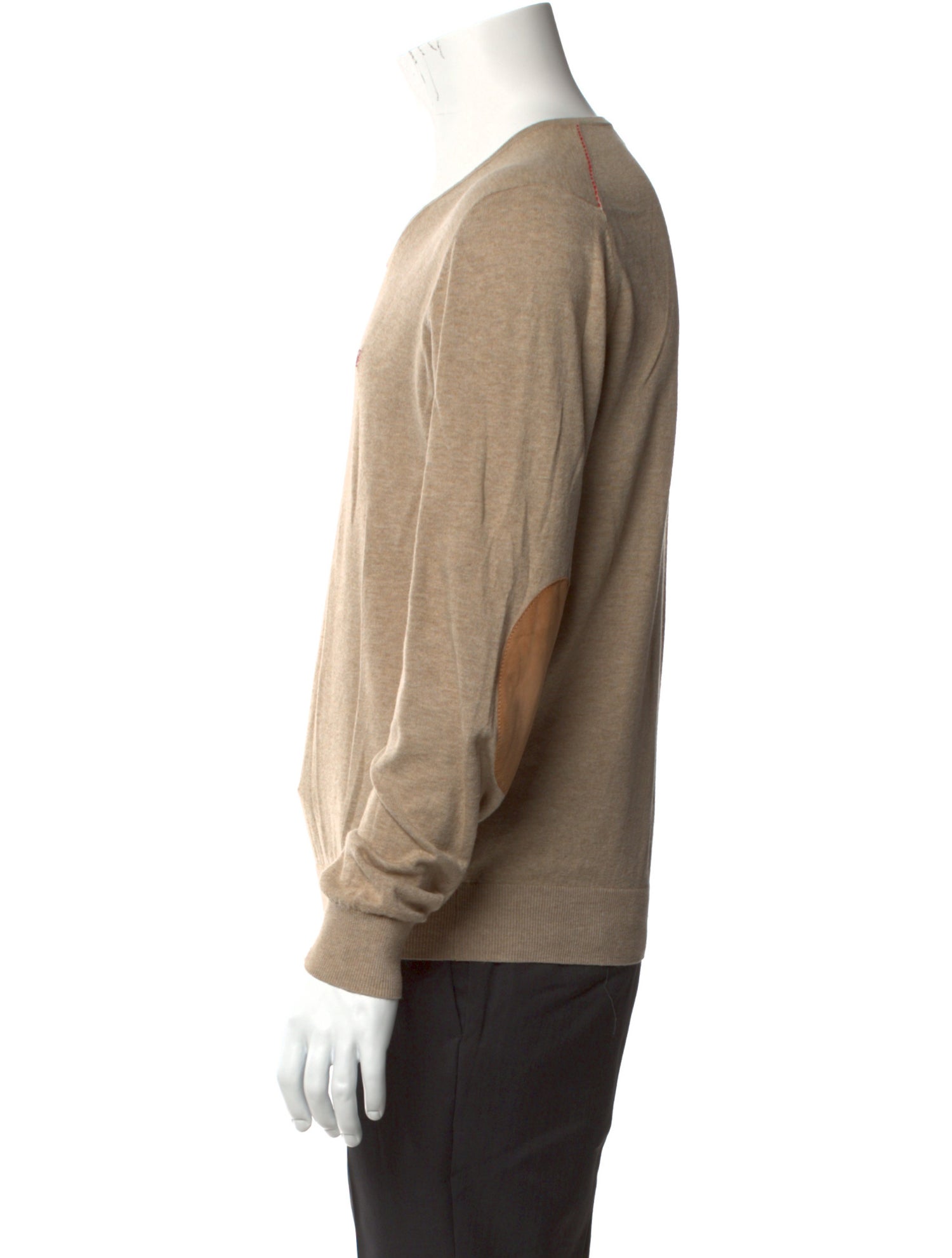 CH Carolina Herrera V-Neck Long Sleeve Pullover