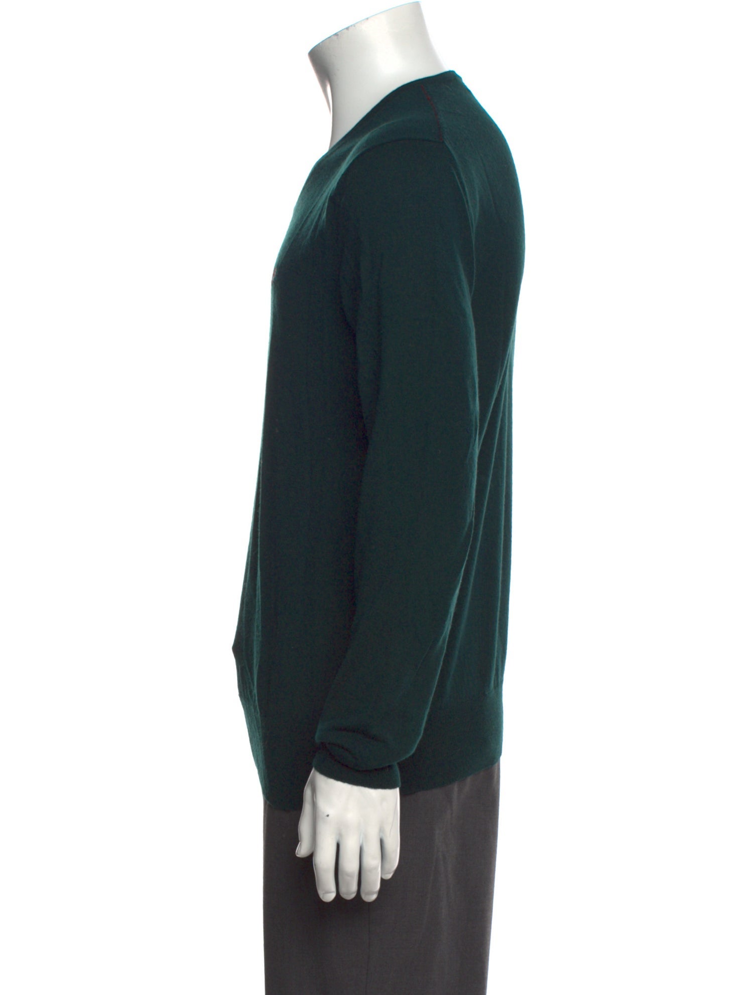 CH Carolina Herrera Wool V-Neck Pullover