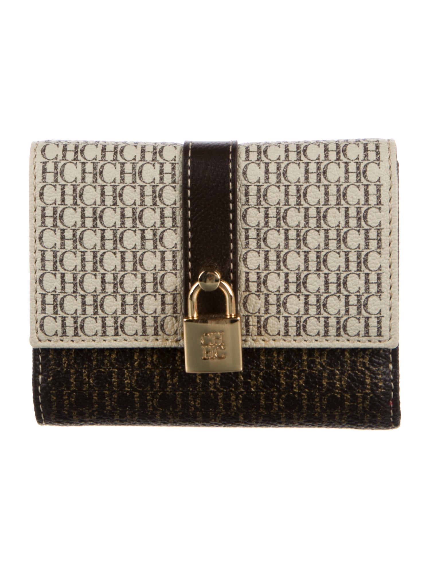 CH Carolina Herrera Leather Wallet w/ Tags