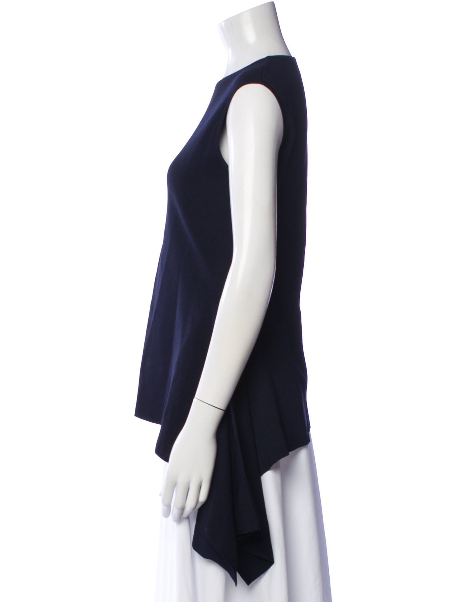 CH Carolina Herrera Crew Neck Sleeveless Top