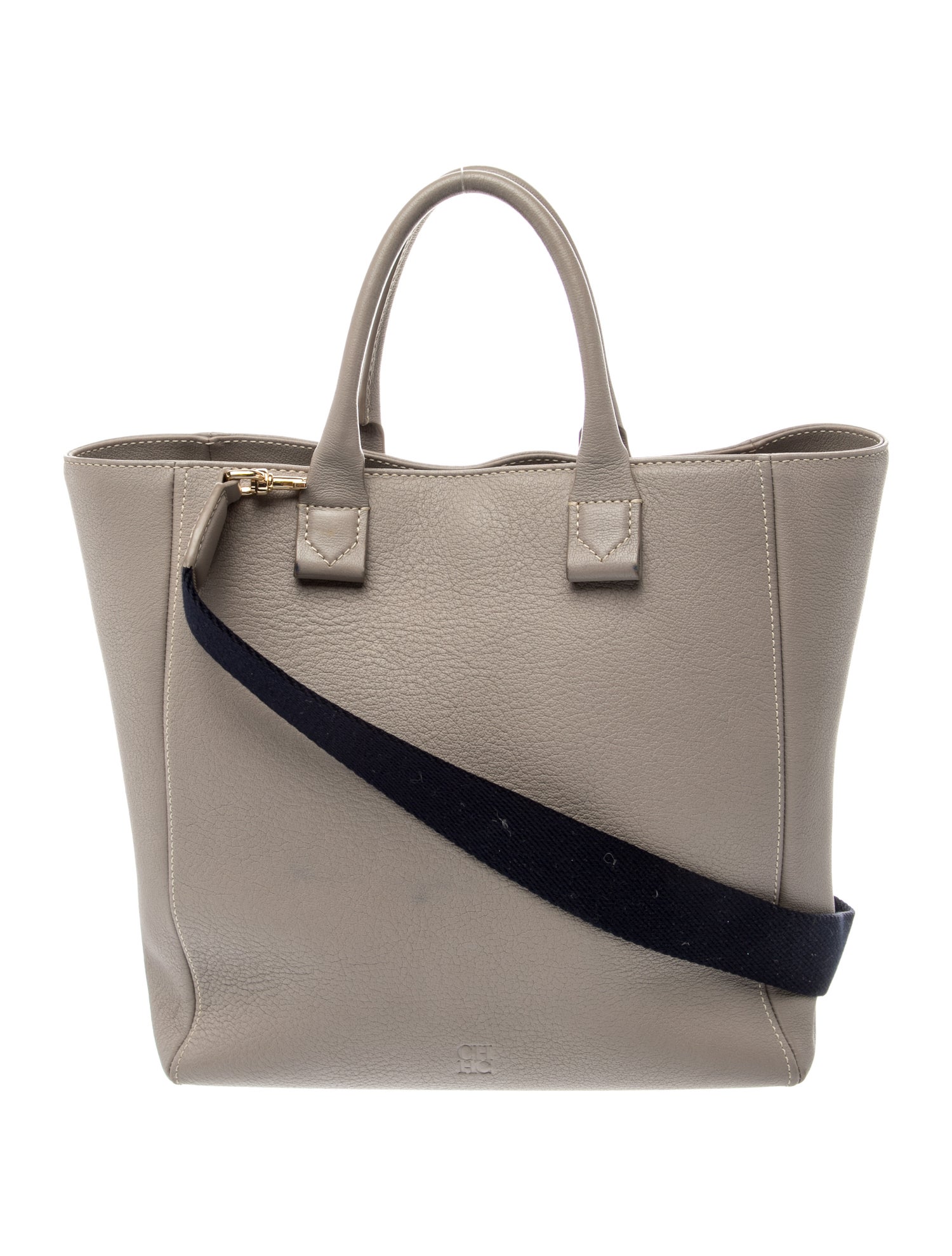 CH Carolina Herrera Leather Tote