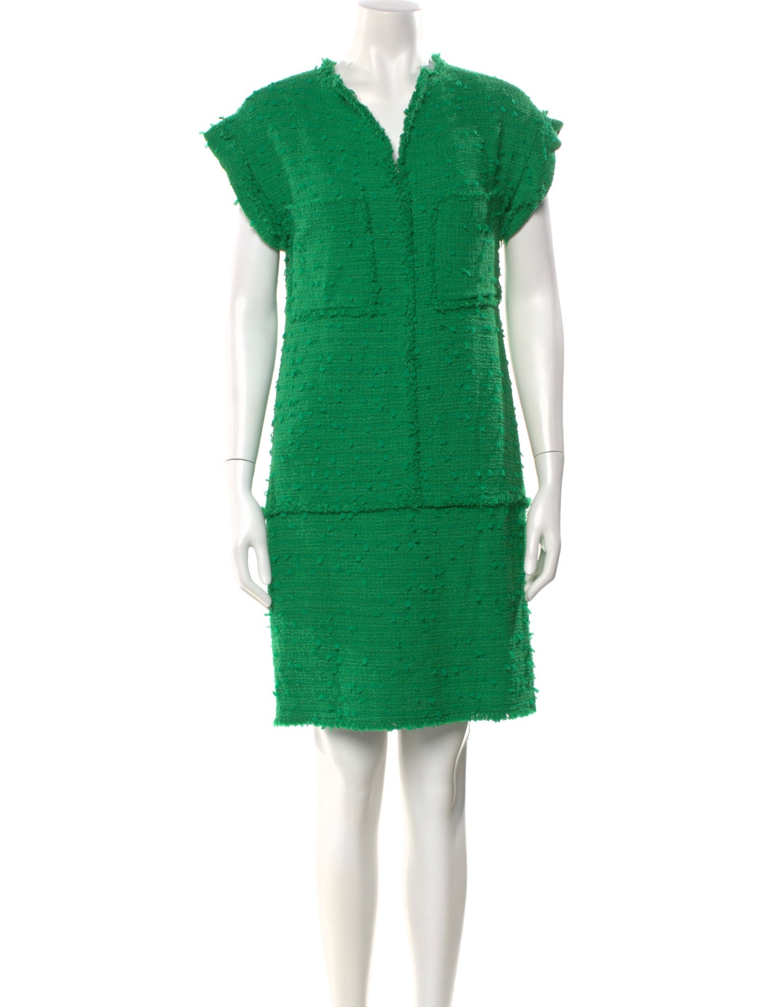 CH Carolina Herrera V-Neck Mini Dress